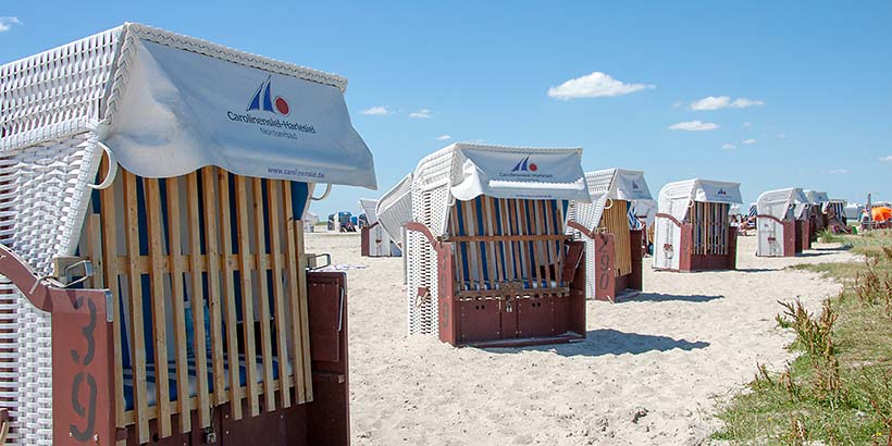 Strandkörbe in Harlesiel