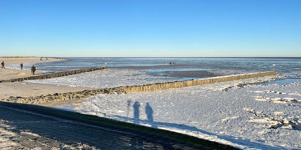 Winter an der Nordsee in Carolinensiel-Harlesiel
